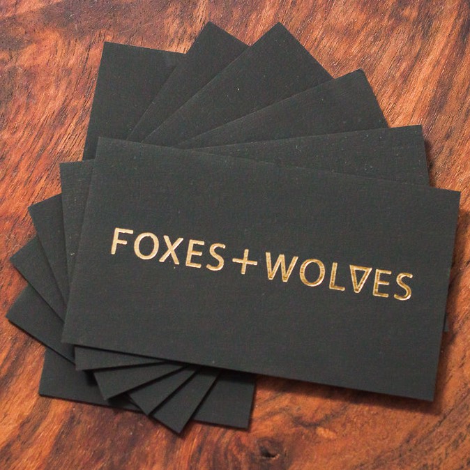 Foxes And Wolves Photography, Business Cards