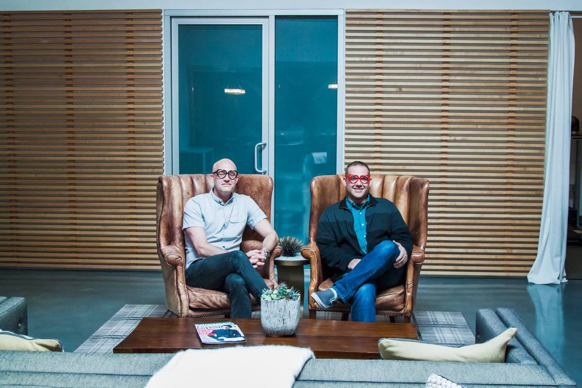 Wayfare co-founders: Jeff Tanner and Brandon Arbini heart Costa Mesa