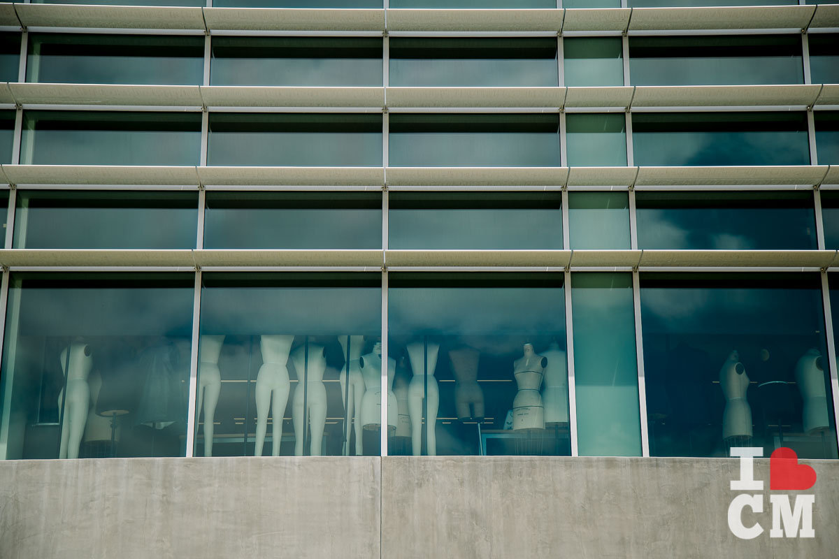 That's Haute: Mannequins Line The Window Awaiting Fashion Students' Designs