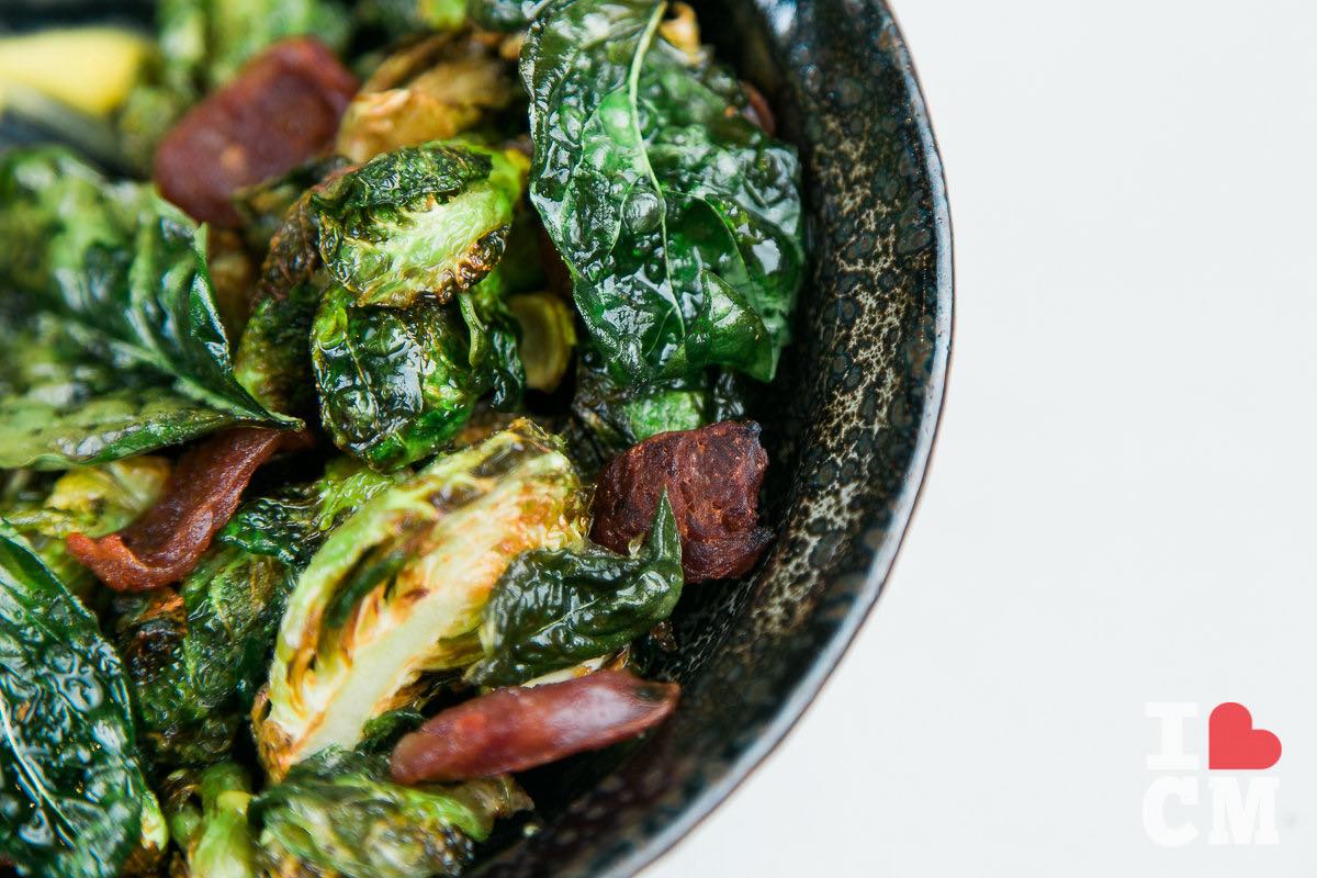 Brussel Sprouts, Executive Chef Chris Chun, Mesa Verde Country Club in Costa Mesa