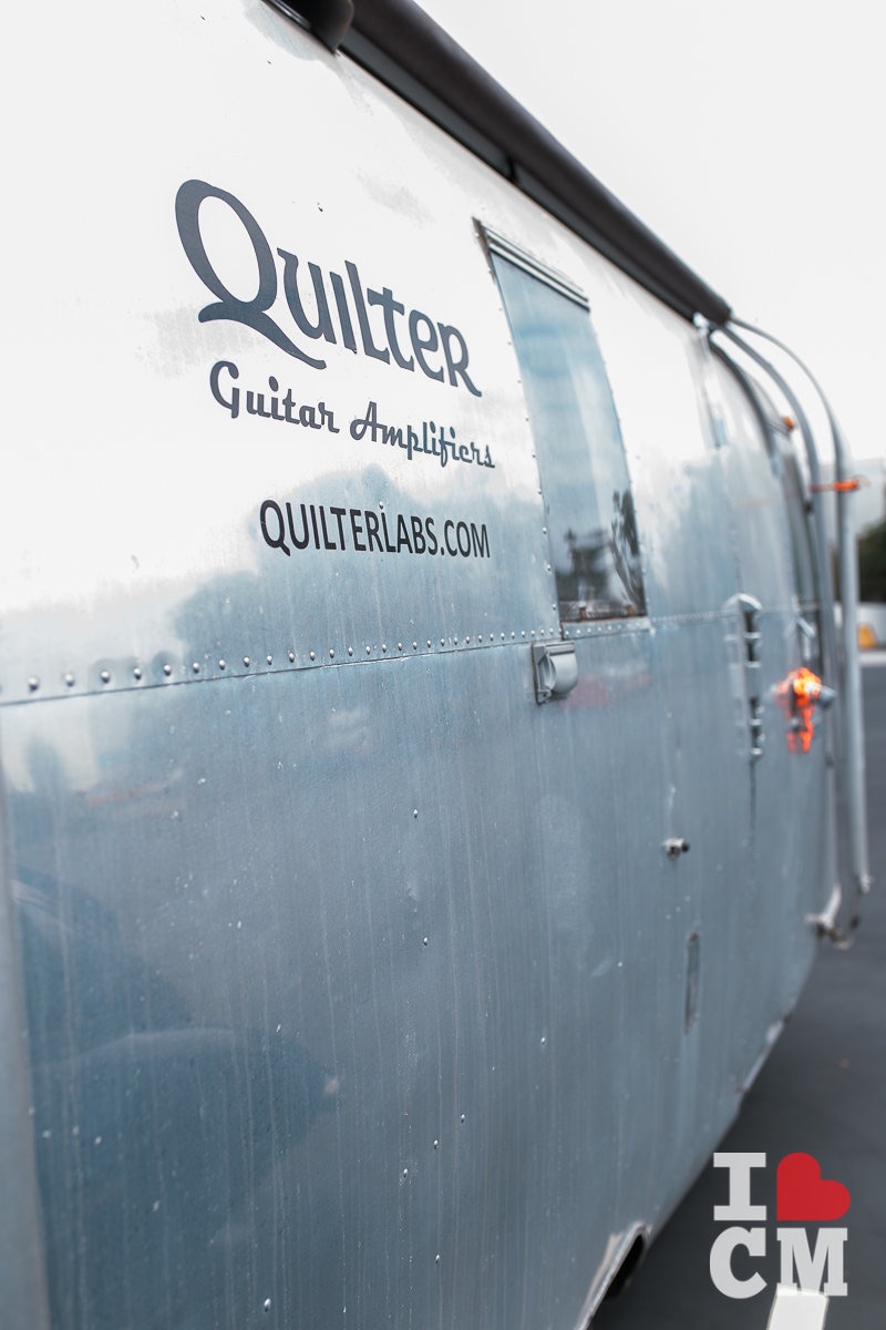 Quilter Labs Airstream-Style Trailer at their Headquarters in Costa Mesa, California