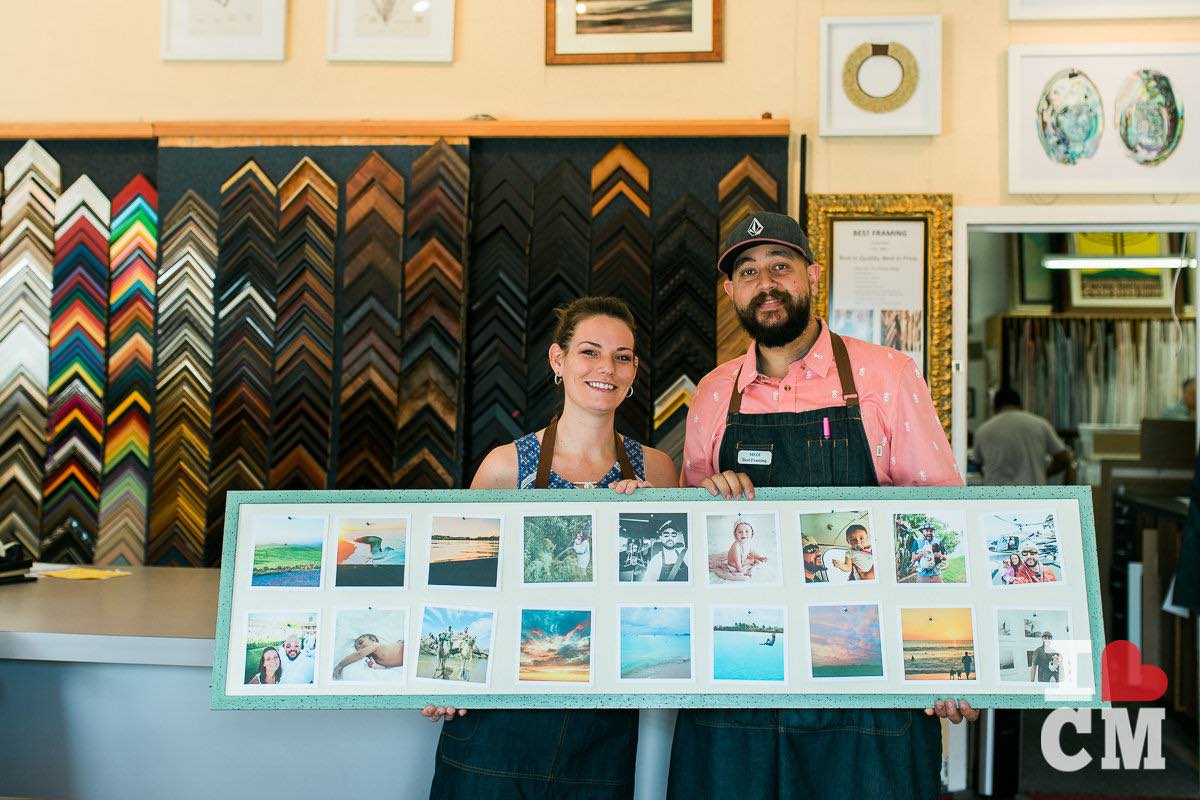 Family Affair: Husband-And-Wife Co-Owners, Kristen and Medi Bendanna at Best Framing in Costa Mesa