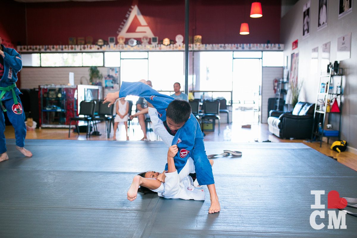 Kids Learn Jiu-Jitsu, Grappling and Self-Defense at Gracie Barra Costa Mesa in Orange County, California