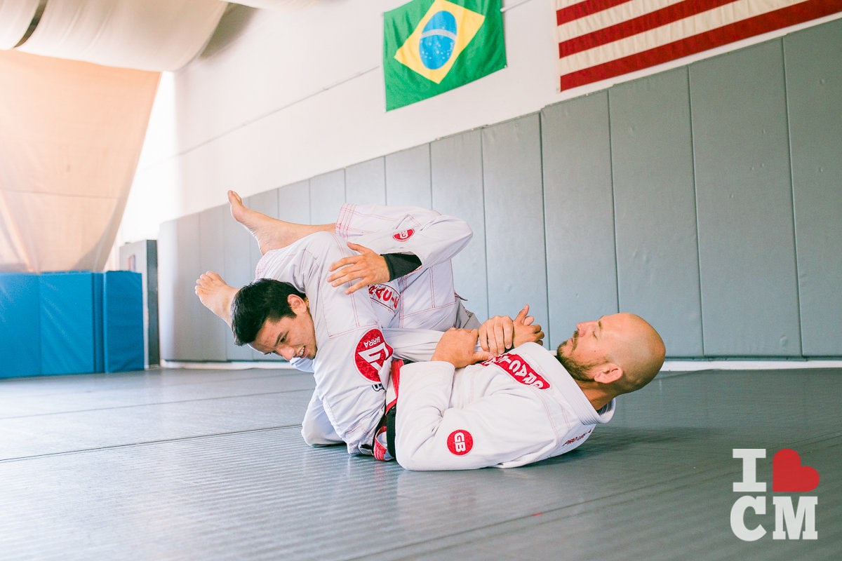 Scott Carr and Patrick Cahill at Gracie Barra Costa Mesa, California