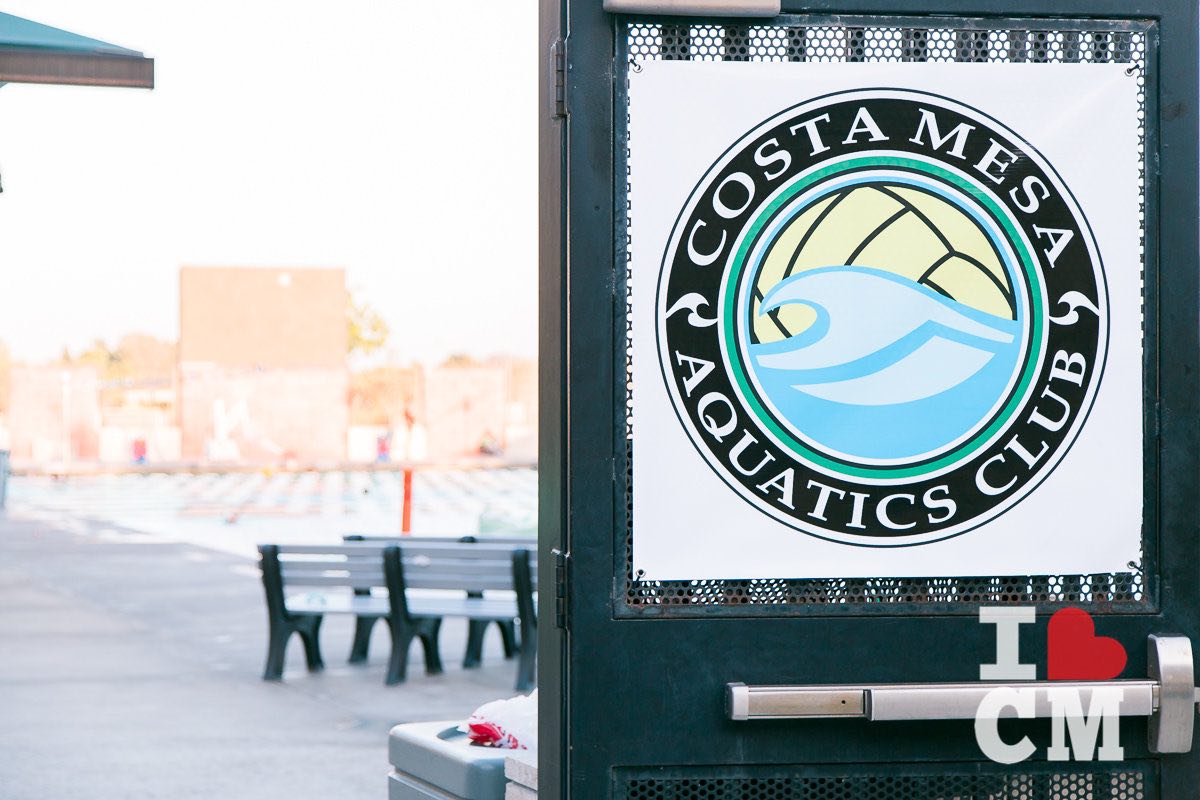 Costa Mesa Aquatics Club at the Costa Mesa High School Pool in Orange County, California