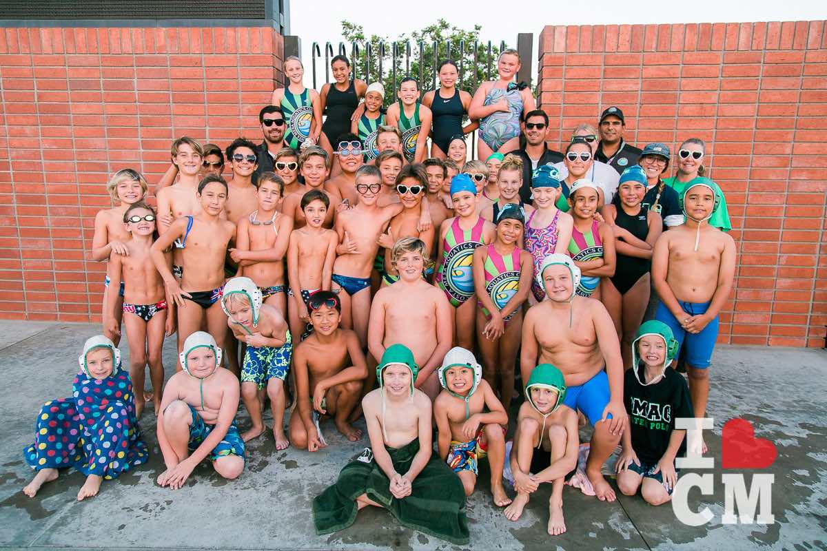 Costa Mesa Aquatics Club Swim Team and Water Polo Players in Orange County, California