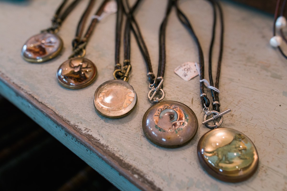 Unique Pendant Necklaces at The French Container in Westside Costa Mesa, Orange County