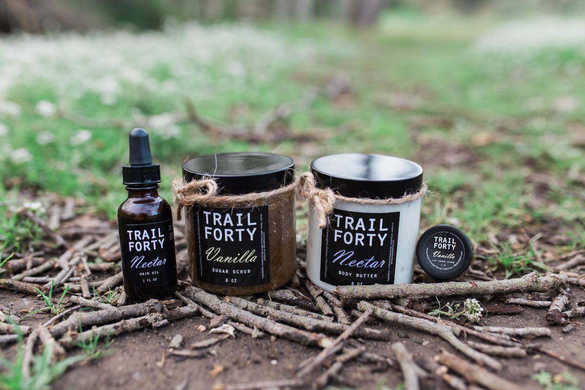 Trail Forty: Hair Oil, Body Scrub, Body Butter, Lip Scrub (Costa Mesa, California)