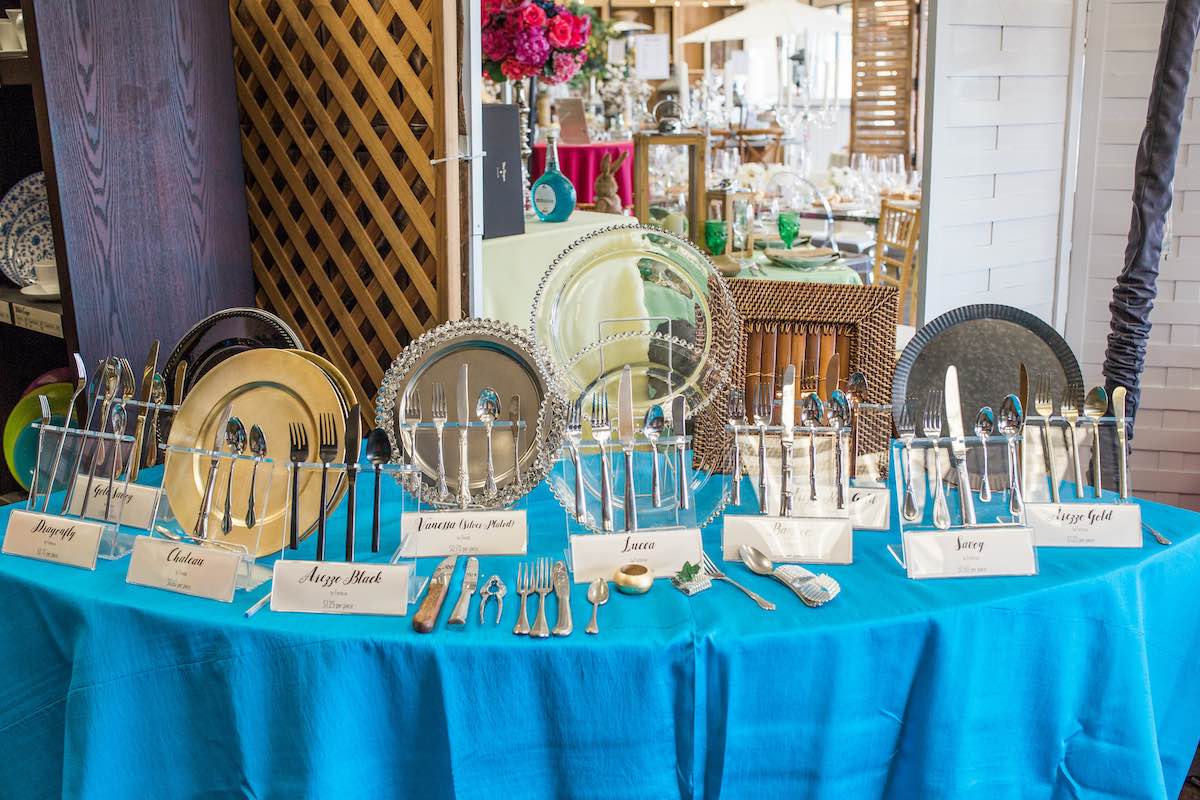 A Wide Selection of Silverware, Dishes, Barware, Drinkware and More at Baker Party Rentals (Costa Mesa, California)