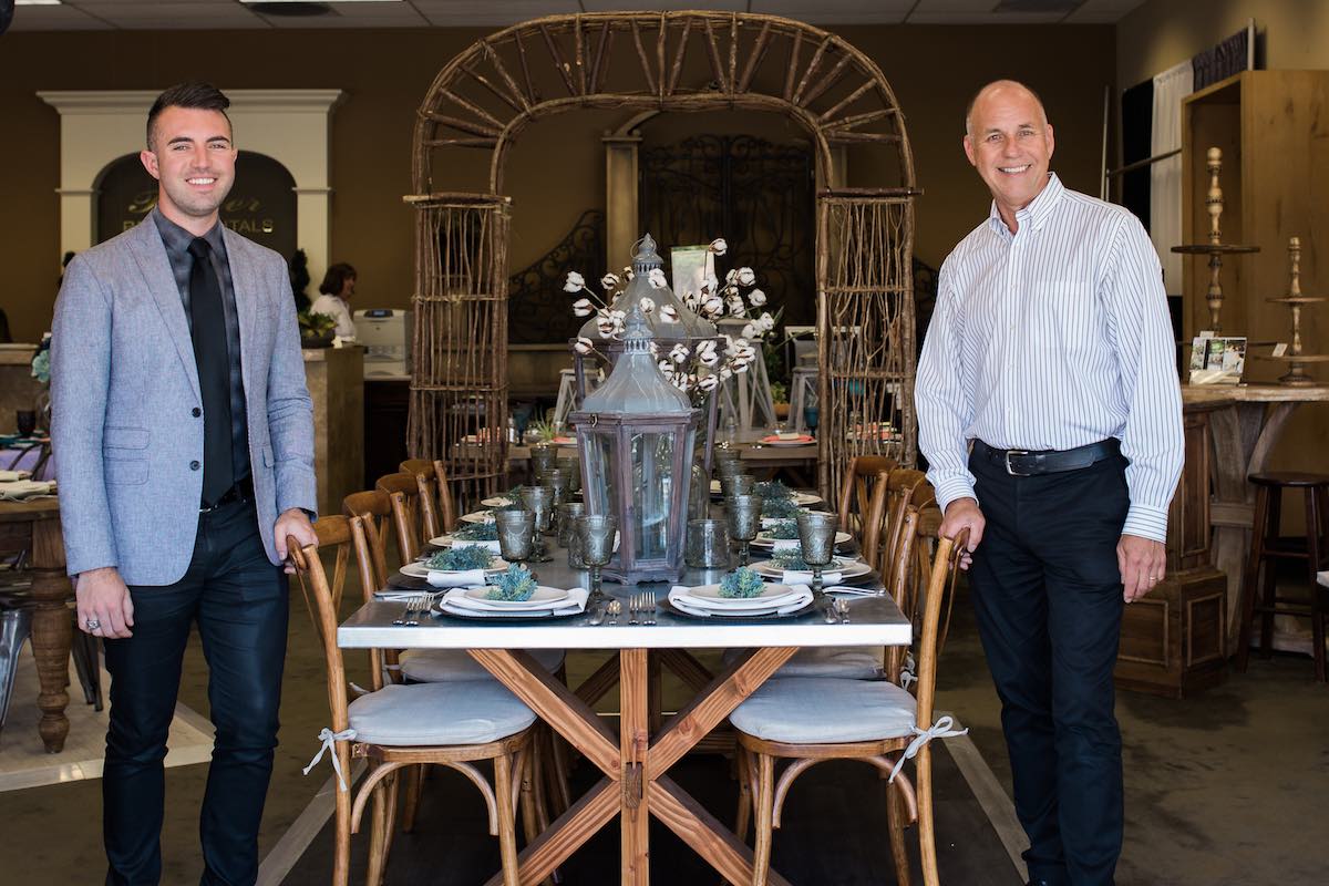 Design Duo: Father And Son Team, Tom Mantyla and Michael Mantyla, Baker Party Rentals