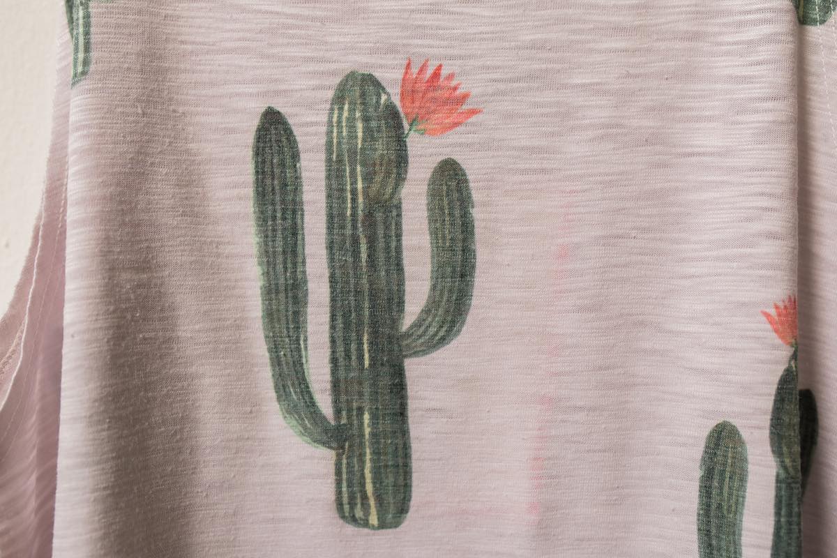 Blooming Cactus: Delicate Details at Brokedown Clothing Costa Mesa