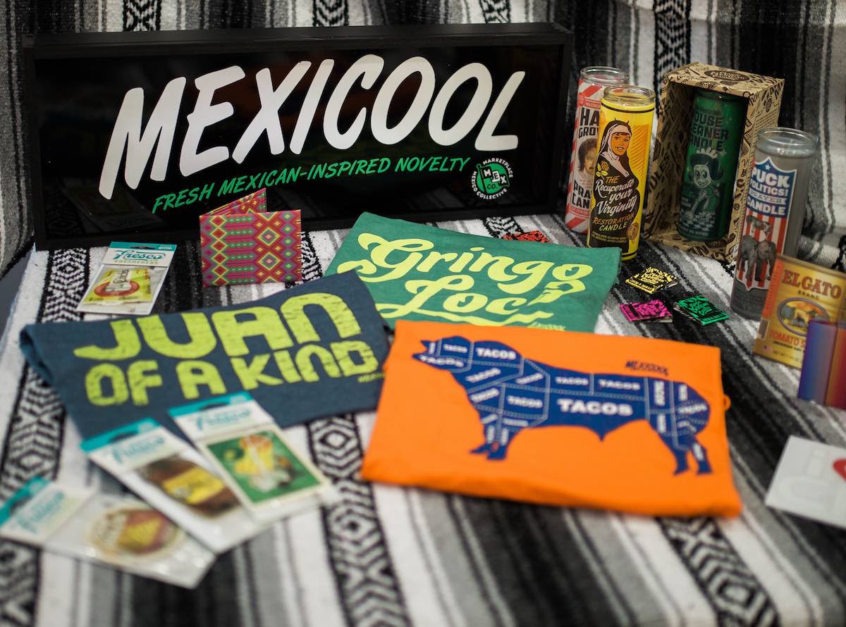 Funny Business: Humorous, Bi-Cultural Tee Shirts, Veladoras, Paper Wallets, Air Fresheners and More by Mexicool