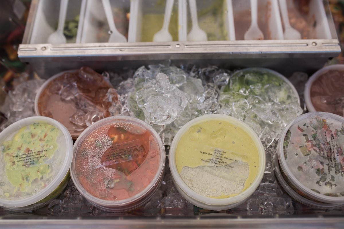 Spice On Ice: Fresh Salsas and Guacamole from Acapulco Pico at SOCO Farmers' Market in Costa Mesa, California