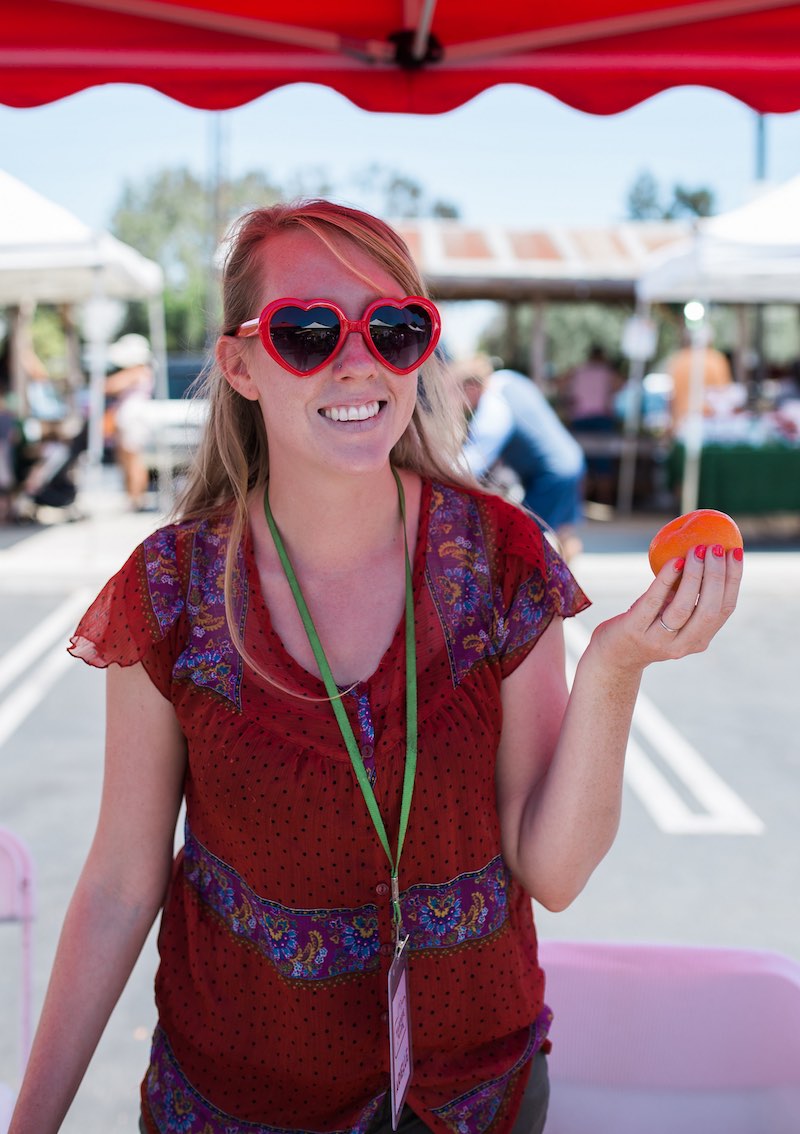 Market Maker: SOCO Farmers' Market Onsite Market Manager, Arielle Lamech, at South Coast Collection in Costa Mesa, California