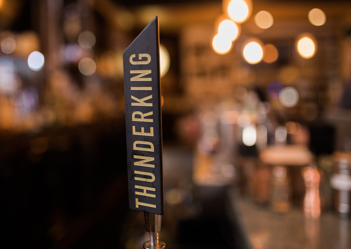 Handle It: Thunderking Brewing Tap Handle at Social Costa Mesa in Southern California