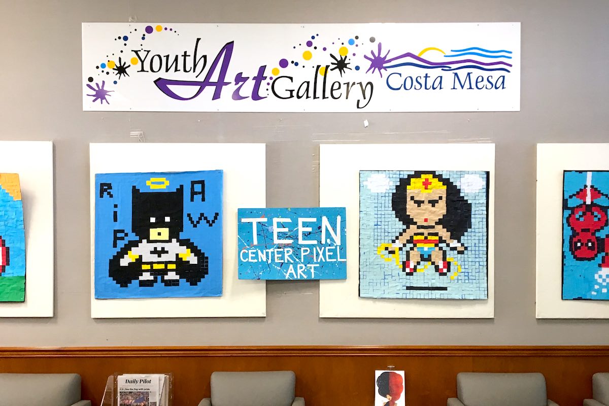 I Heart Costa Mesa: Youth Art Gallery on the Ground Floor at Costa Mesa City Hall