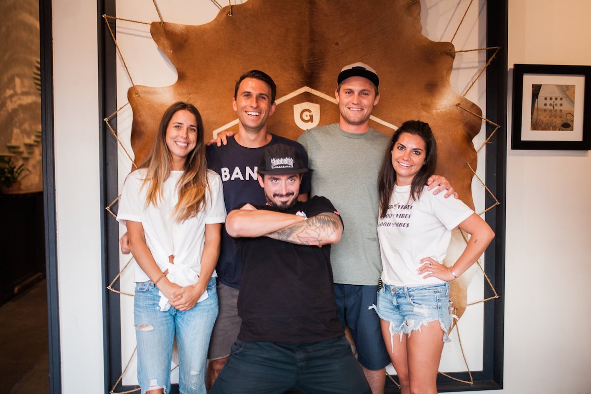 Left Coast Sports Summer League Champions, Bad n Bocce, at Gunwhale Ales in Costa Mesa, California