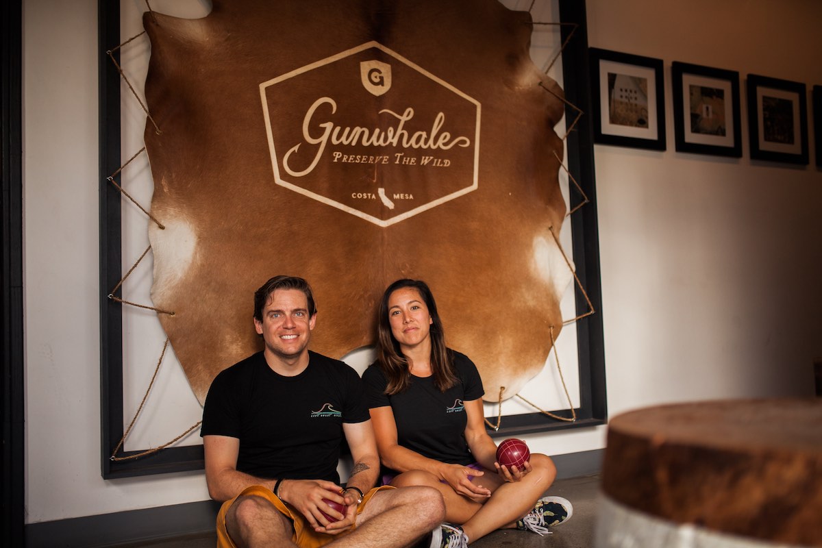 Corey Walker and Rachel Wong, Creators of the Left Coast Sports Bocce League at Gunwhale Ales in Costa Mesa, California