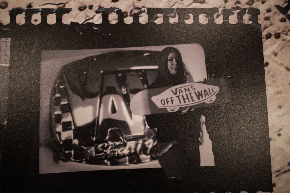 Growing Up Vans: Pic of Kristy Van Doren on display at Vans HQ in Orange County, California (photo: Brandy Young)
