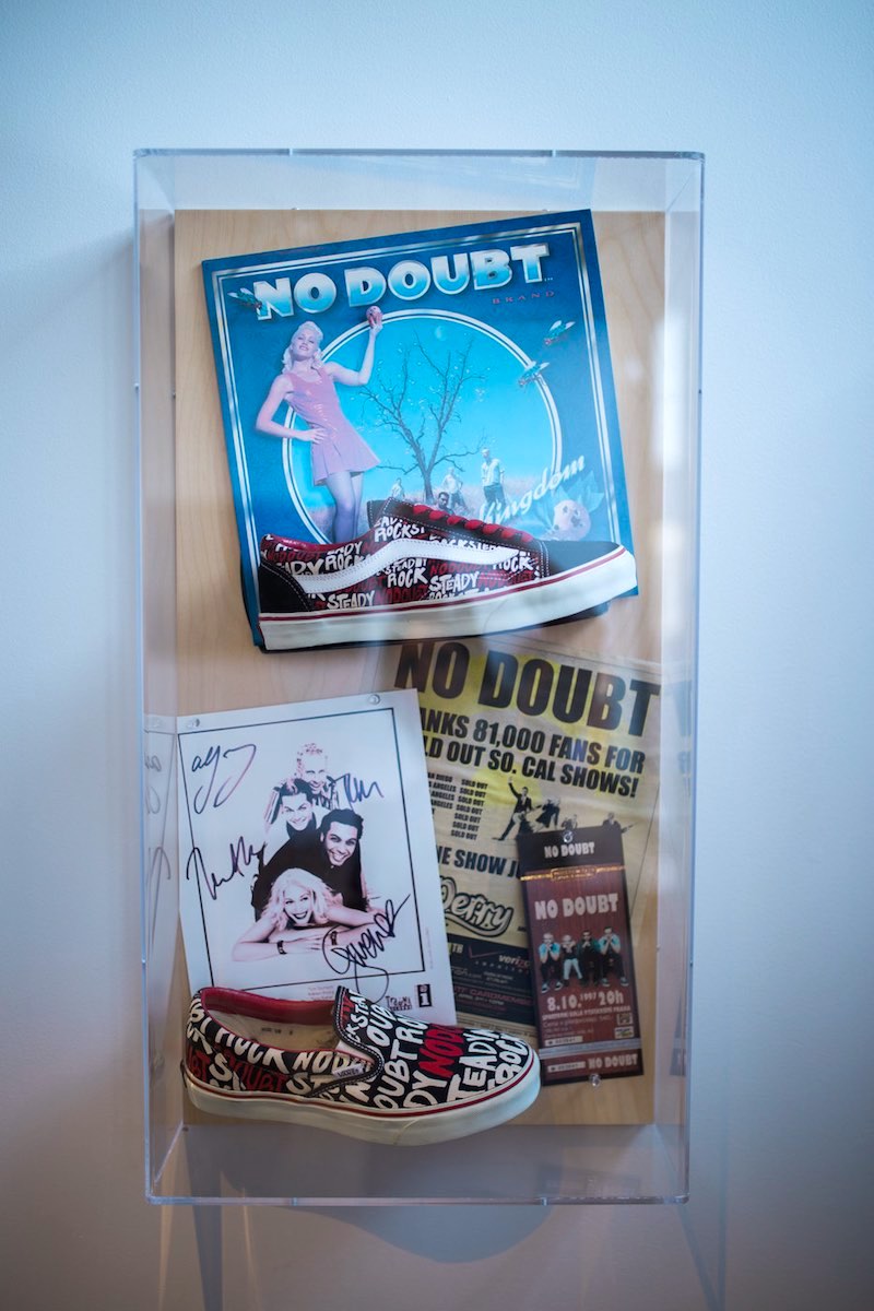 No Doubt Old Skools on display at Vans HQ in Costa Mesa, California. (photo: Brandy Young)
