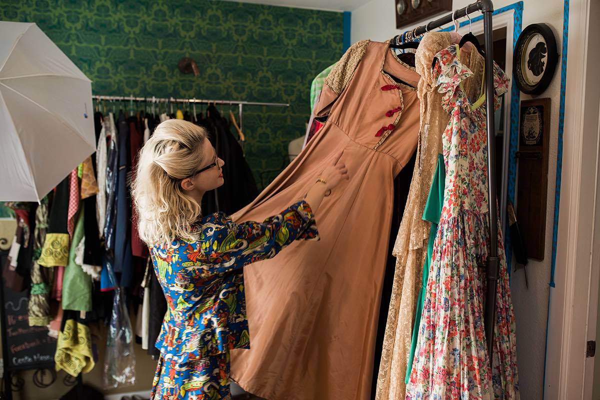 Down To The Last Detail: Sputnik's Vintage Owner, Taylor Hamby, Relishes The Detailed Handiwork of Retro Clothing, Costumes and Curiosities in Costa Mesa, California