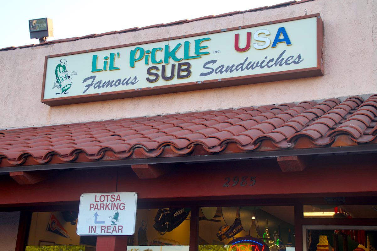 The Lil' Pickle was founded in 1962 in downtown Costa Mesa and has been at its current spot on Fairview Road since the 1970s. (Photo: Bradley Zint)