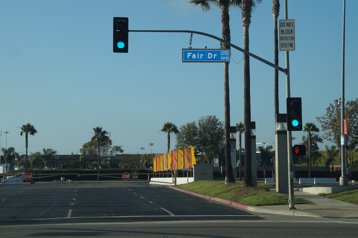 Fair Drive gets its name from the adjacent Orange County Fair & Event Center property. (photo: Bradley Zint)