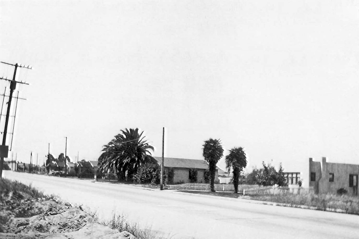 Harbor Boulevard is one of Costa Mesa's major streets, starting in the city and going about 25 miles north to La Habra. It doesn't quite go to Newport Harbor, but is pretty close. (photo courtesy of The Costa Mesa Historical Society)