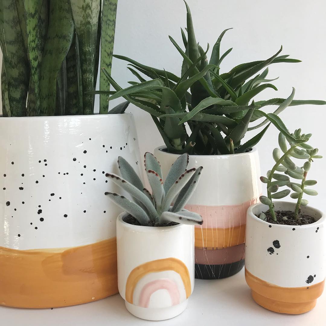 Planters, Luna Reece Ceramics in Costa Mesa, California