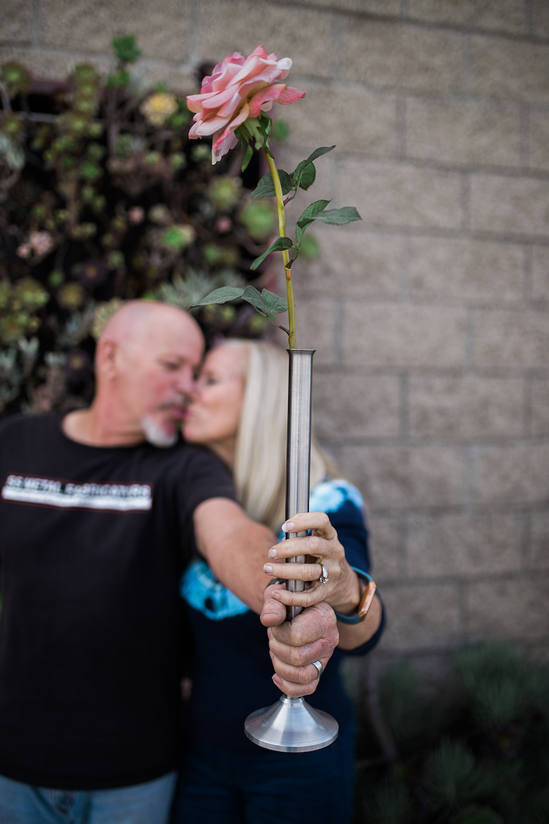 Romantic Fabrication: Kim and Cindy Harding with the vase that started it all. (photo: Brandy Young)