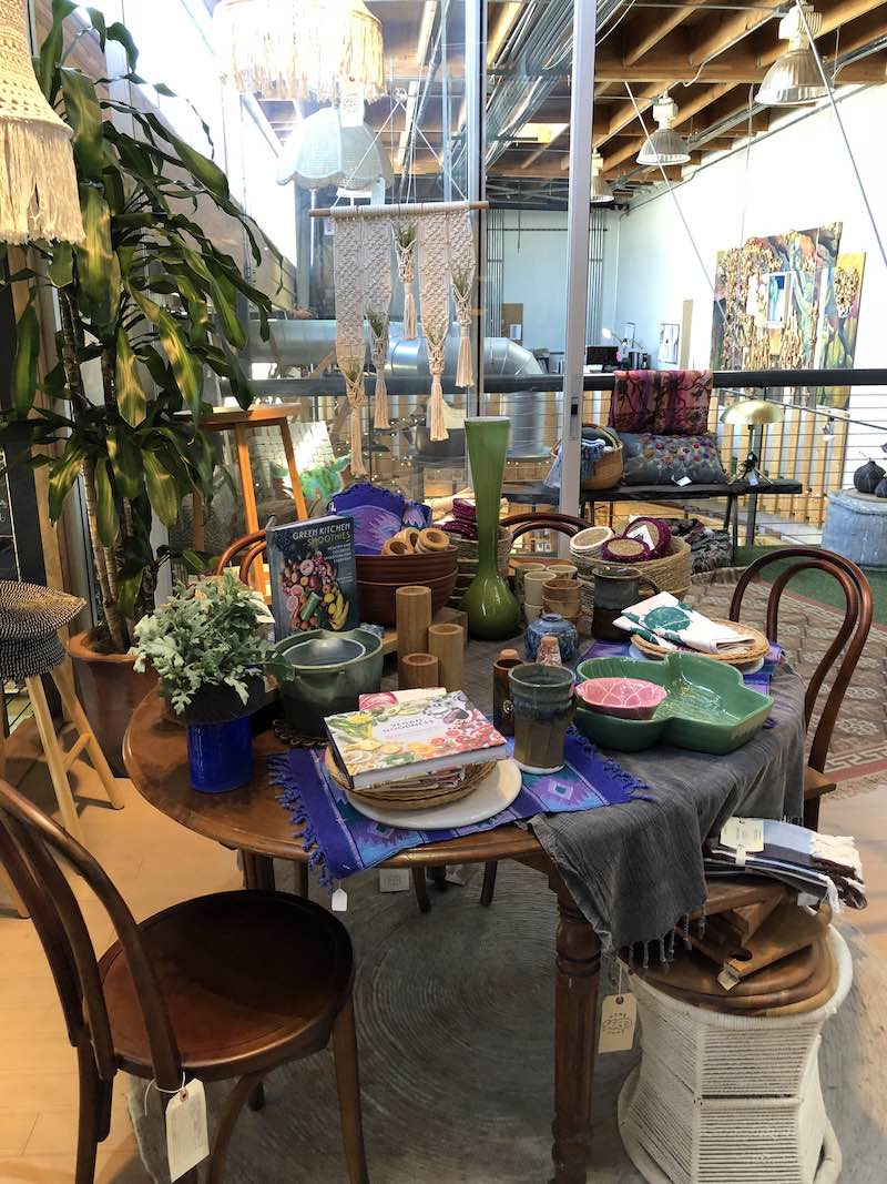 Furniture, Home goods, housewares, gifts and goodies at SEED Peoples Market in Costa Mesa. (photo: Samantha Chagollan)