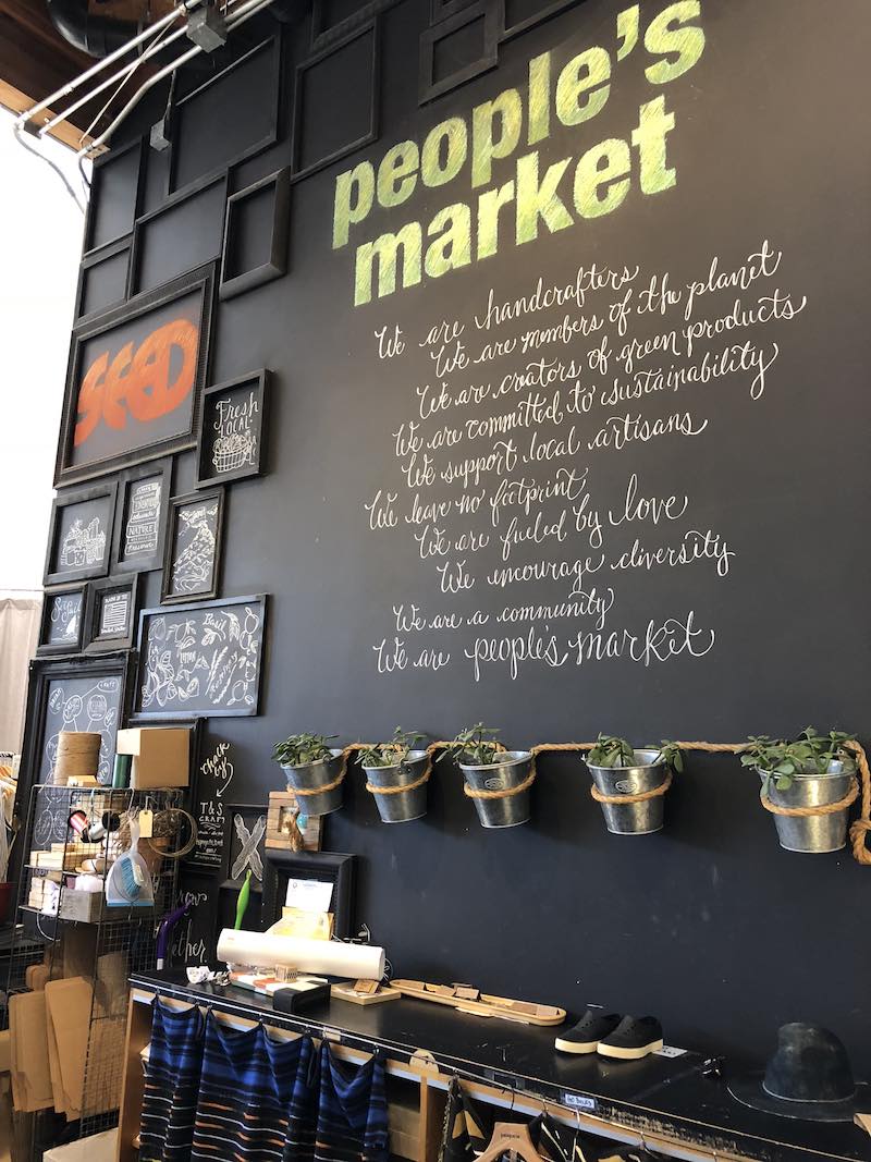 Sustainability is the Story: SEED Peoples Market in Costa Mesa, California. (photo: Samantha Chagollan)