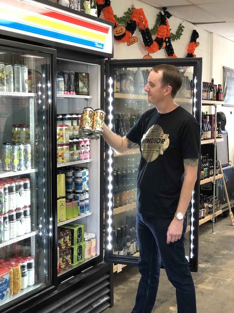 Scott Windsor, Owner of Windsor Homebrew Supply Co. in Costa Mesa, California. (photo: Samantha Chagollan)