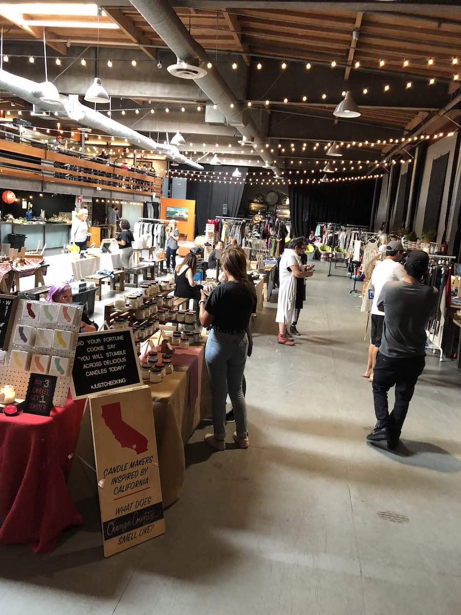 Sunday Shoppers: Locally-Made Goods in a Relaxed Atmosphere at the Westside Market in Costa Mesa. (photo: Samantha Chagollan)