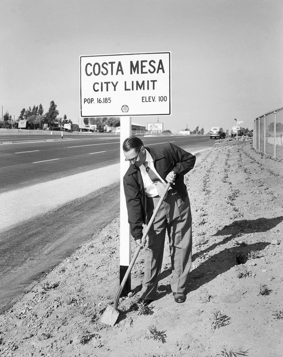 Costa Mesa, California: Population 16,185 (photo courtesy of the Costa Mesa Historical Society)