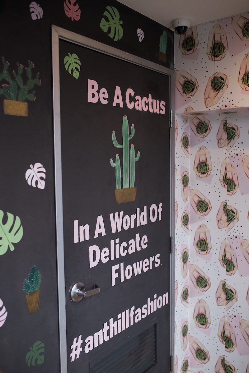 I Heart Costa Mesa: "Be a cactus" at Anthill Fashion Market in Eastside Costa Mesa, California. (photo: Brandy Young)