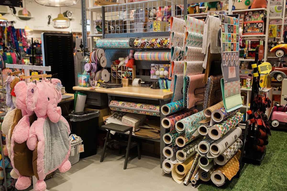 I Heart Costa Mesa: Gift wrap at Anthill Fashion Market in Eastside Costa Mesa, California. (photo: Brandy Young)