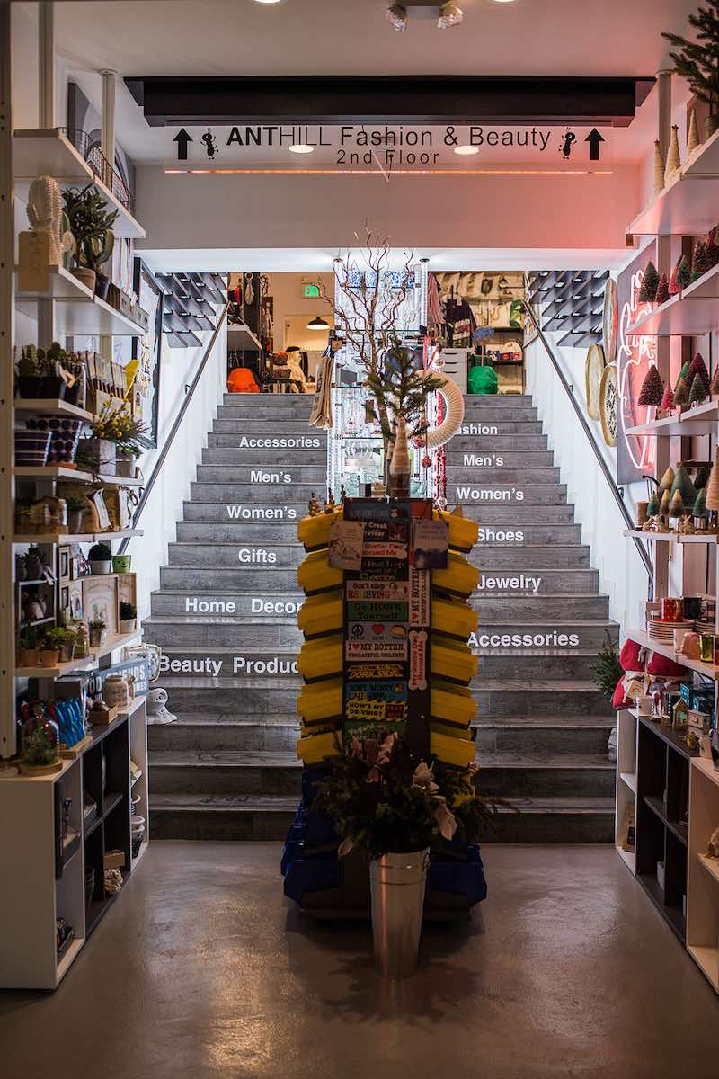 I Heart Costa Mesa: Step on up to the second floor at Anthill Fashion Market in Costa Mesa, California. (photo: Brandy Young)