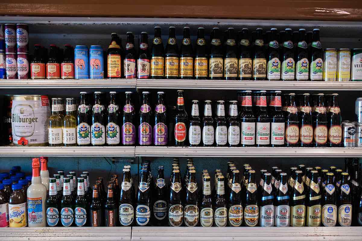 Bottled Beers at The Globe Deli in Costa Mesa, Orange County, California. (photo: Brandy Young)