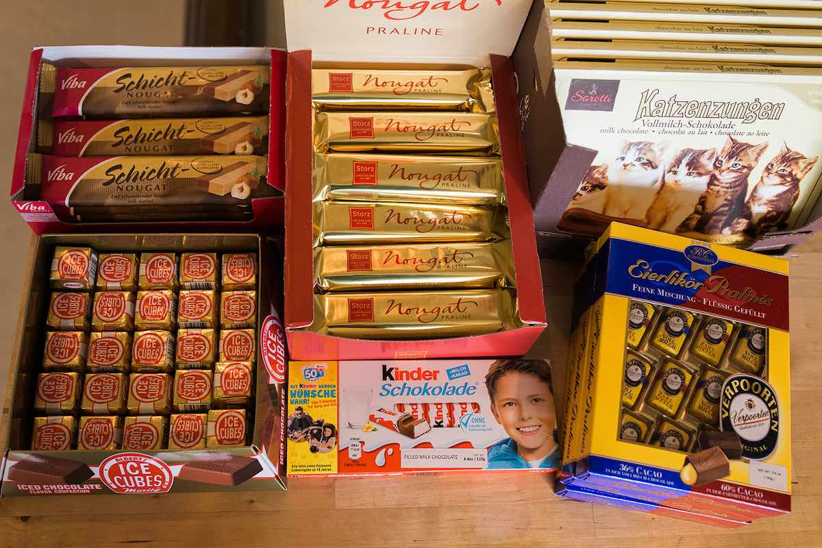 European Chocolates and Treats at The Globe Deli in Costa Mesa, Orange County, California. (photo: Brandy Young)