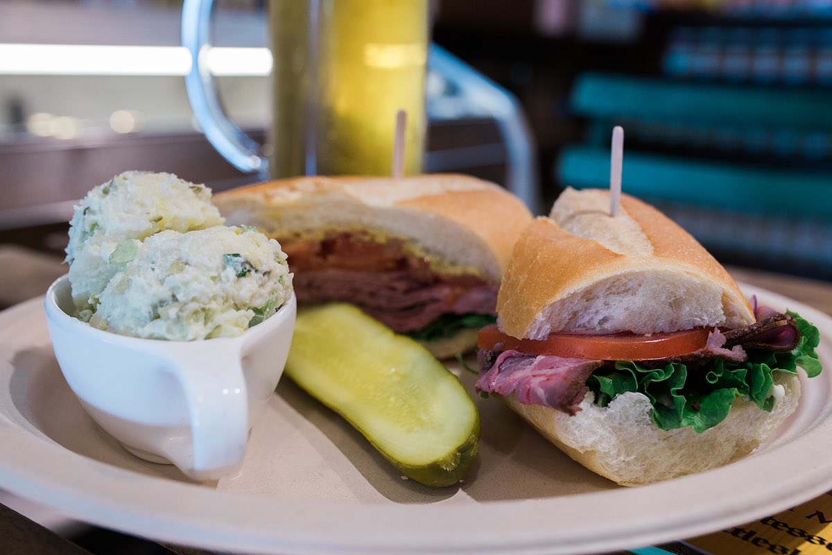 Lunch Like A German: Delicious, Melt-In-Your-Mouth Sandwiches, Soups, Sauerkraut and Sausages. (photo: Brandy Young)