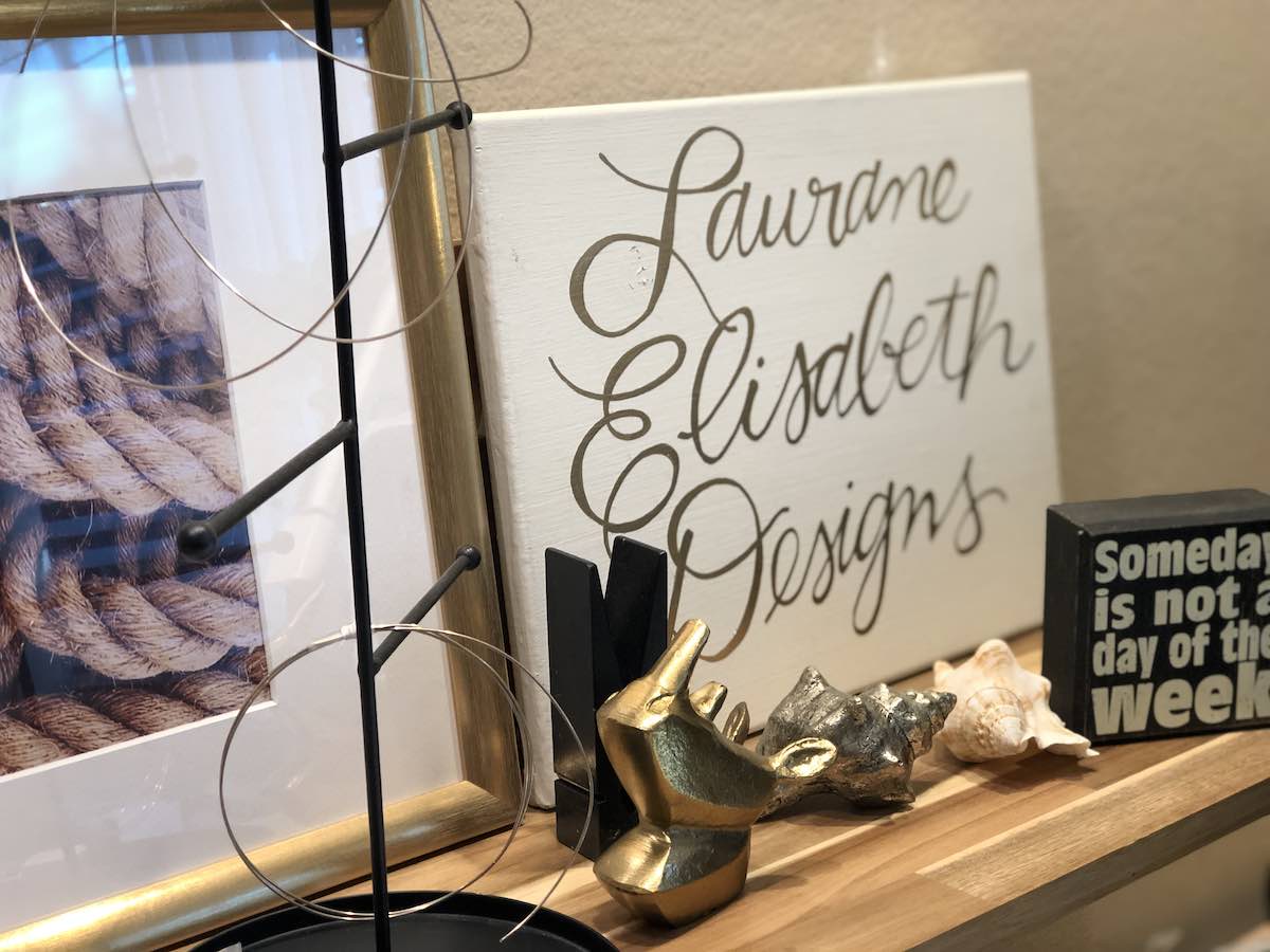 Laurane Elizabeth Designs: Eastside Costa Mesa Jewelry Designer, Handmade Bracelets, Necklaces, Earrings at Westside Museum. (photo: Samantha Chagollan)