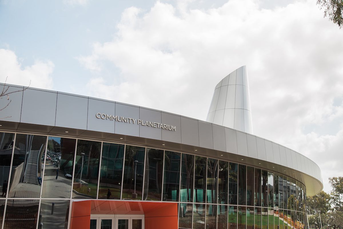 The New Community Planetarium at Orange Coast College in Costa Mesa, Orange County, California. (photo: Brandy Young)