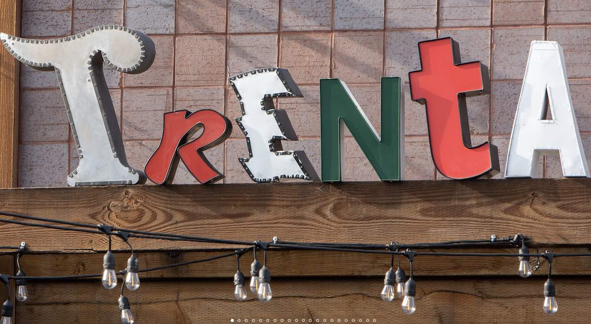 Trenta Pizza and Cucina at Midway Market in Westside Costa Mesa, Orange County, California. (photo courtesy of Trenta Pizza and Cucina)