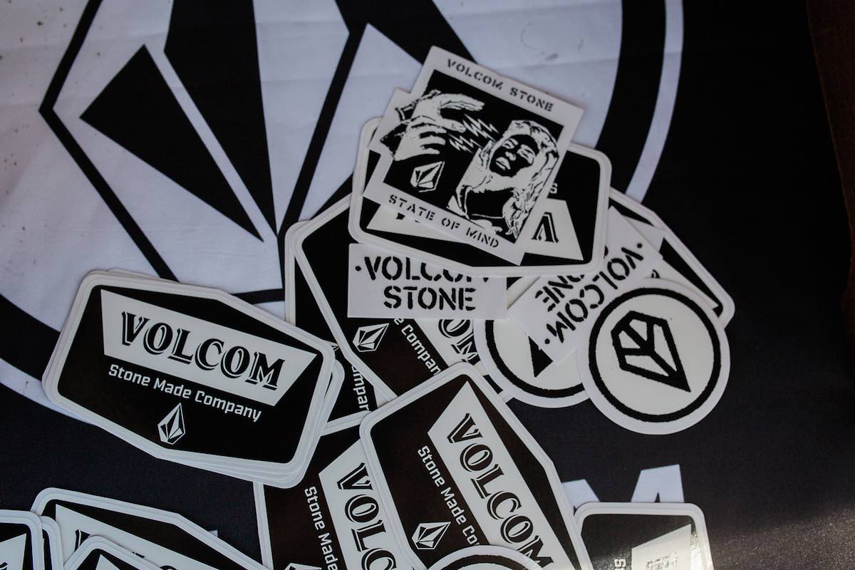 Volcom Stone Stickers at OCC Planetarium in Costa Mesa, California.