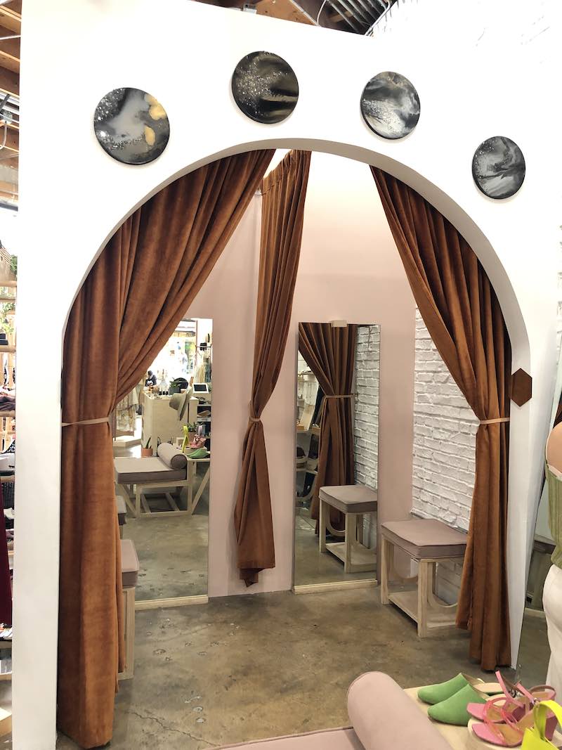 Arched doorway at Prism Boutique at The LAB in SoBeCa District, Costa Mesa, Orange County, California. (photo: Samantha Chagollan)