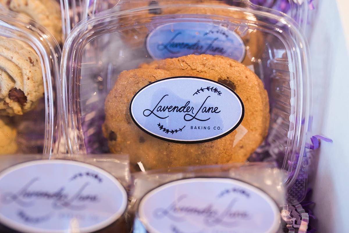 I Heart Costa Mesa: Box of Gluten-Free Chocolate Chip Cookies at Lavender Lane Baking Co. in Costa Mesa, Orange County, California. (photo: Brandy Young)