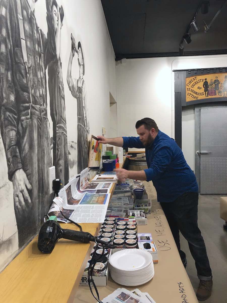 Chris Kent, Owner of Crafts and Arts, at Gunwhale Ales in Costa Mesa, Orange County, California. (photo: Samantha Chagollan)
