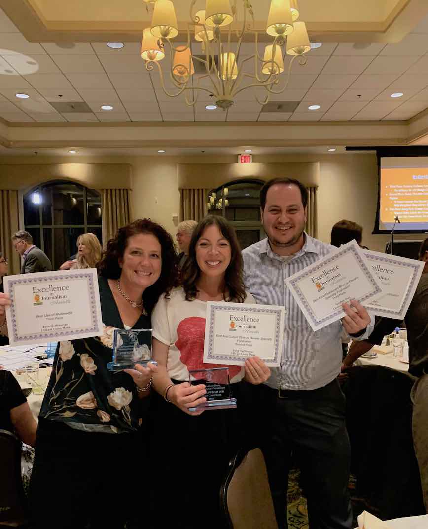 I Heart Costa Mesa: Winner of 6 awards at the 2018 Orange County Press Club Awards Gala at The Clubhouse at Anaheim Hills Golf Course.