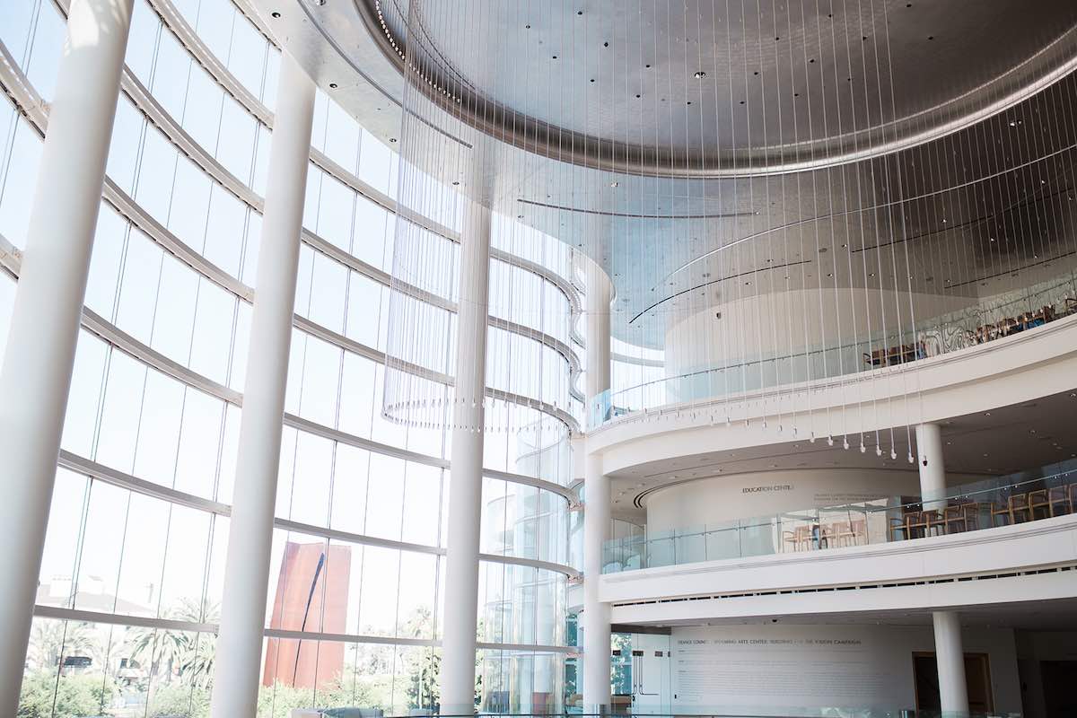 I Heart Costa Mesa: View from the Renee and Henry Segerstrom Concert Hall at Segerstrom Center for the Arts in Costa Mesa, Orange County, California. (photo: Brandy Young)